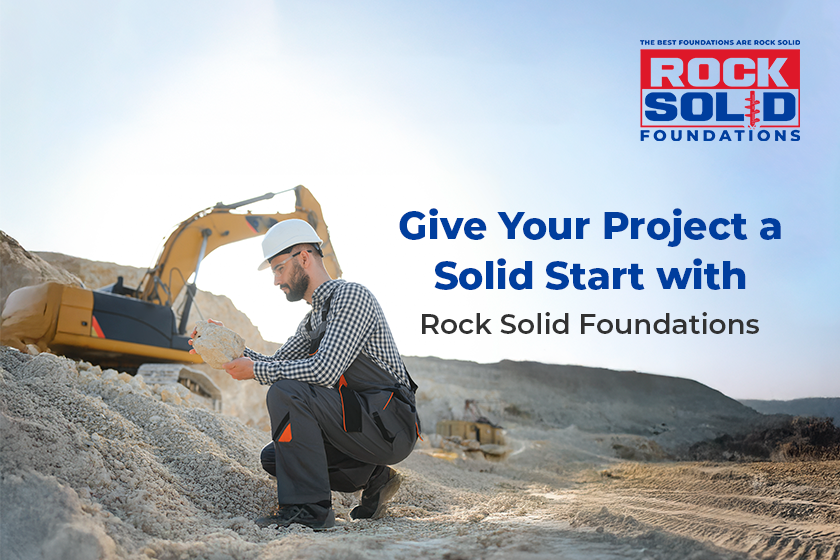 Excavation services by Rock Solid Foundations
