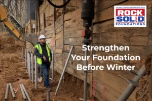 Boost foundation strength before winter with precision helical pile installation.
