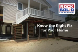 Foundation repair support by Rock Solid Foundations