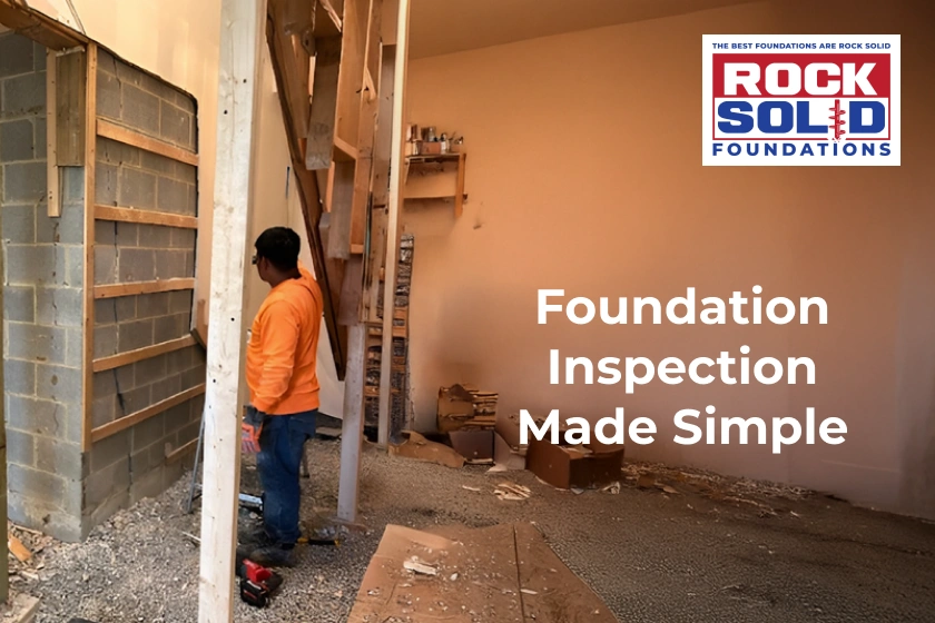 Professional foundation inspection checklist for homeowners by Rock Solid Foundations.